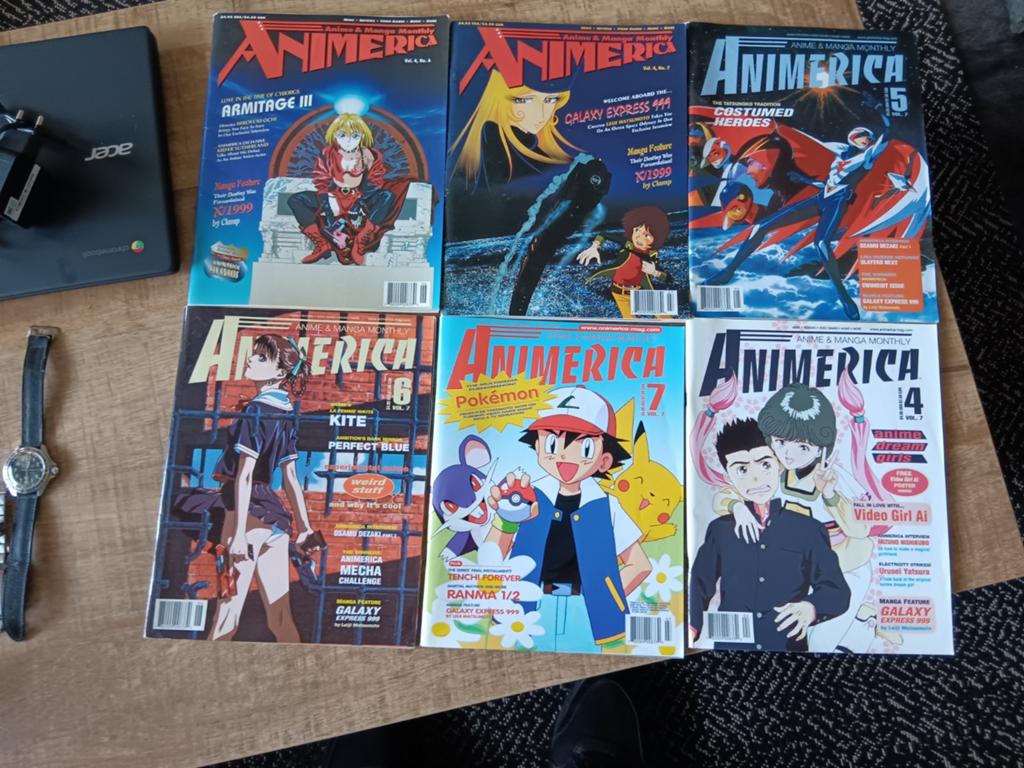 Animerca Anime & Manga Monthly magazines (6 stuks), Ophalen of Verzenden, Gelezen, Overige typen