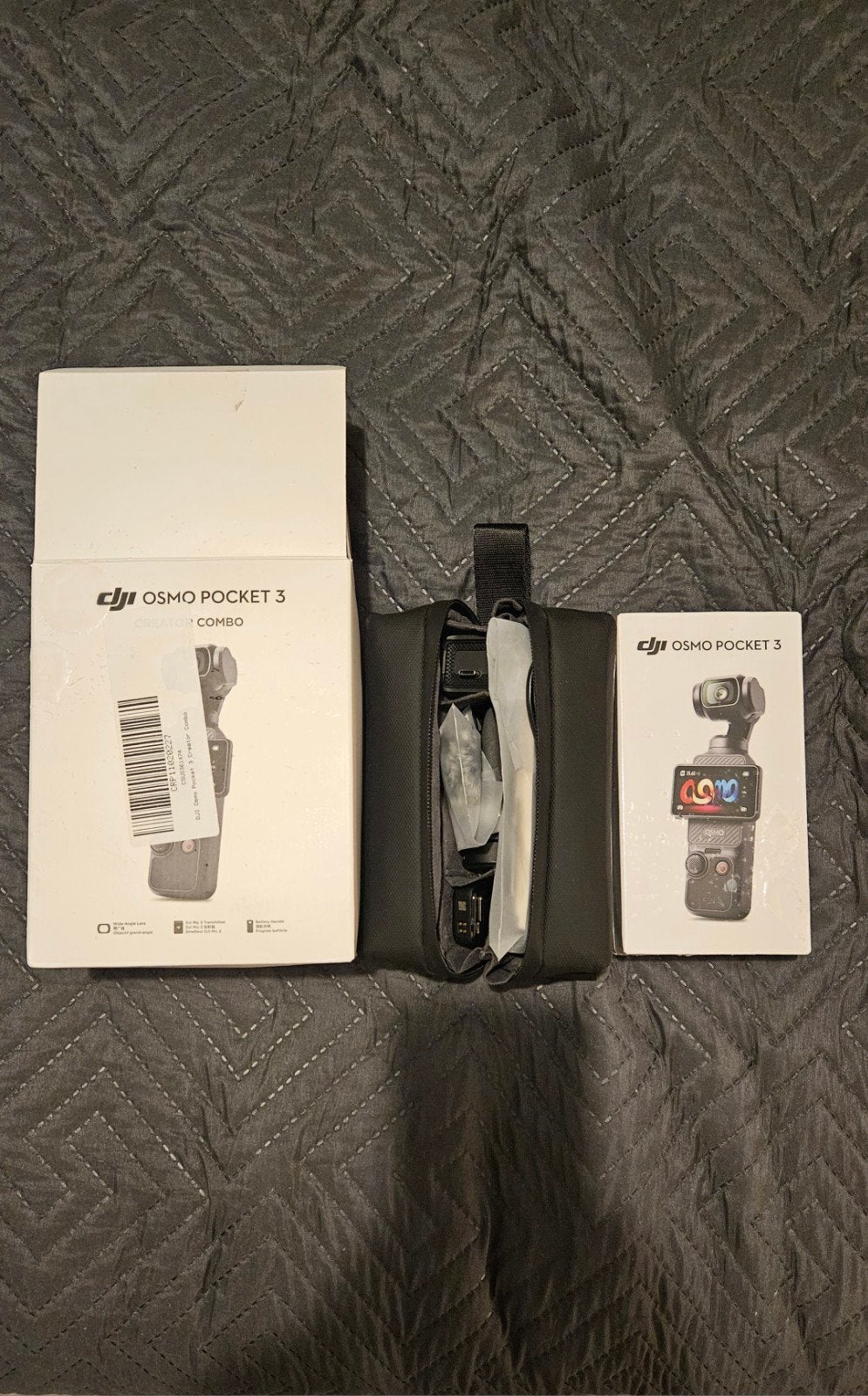 Complete DJI Osmo Pocket 3 Creator Combo, Ophalen, Nieuw, 4 t/m 7 keer, Accu