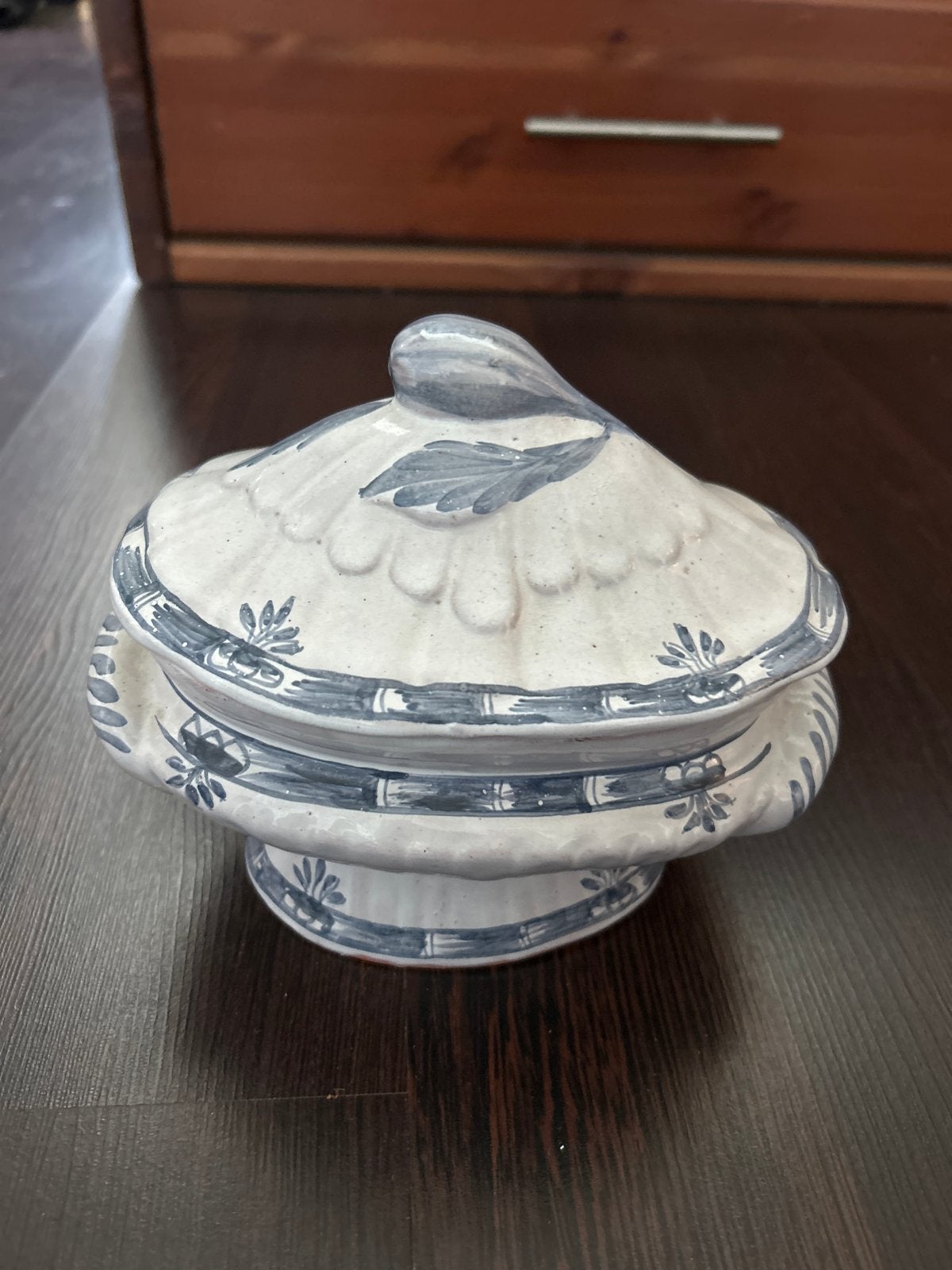 Vintage Portugese Terrine - Handgeschilderd, Antiek en Kunst, Ophalen of Verzenden