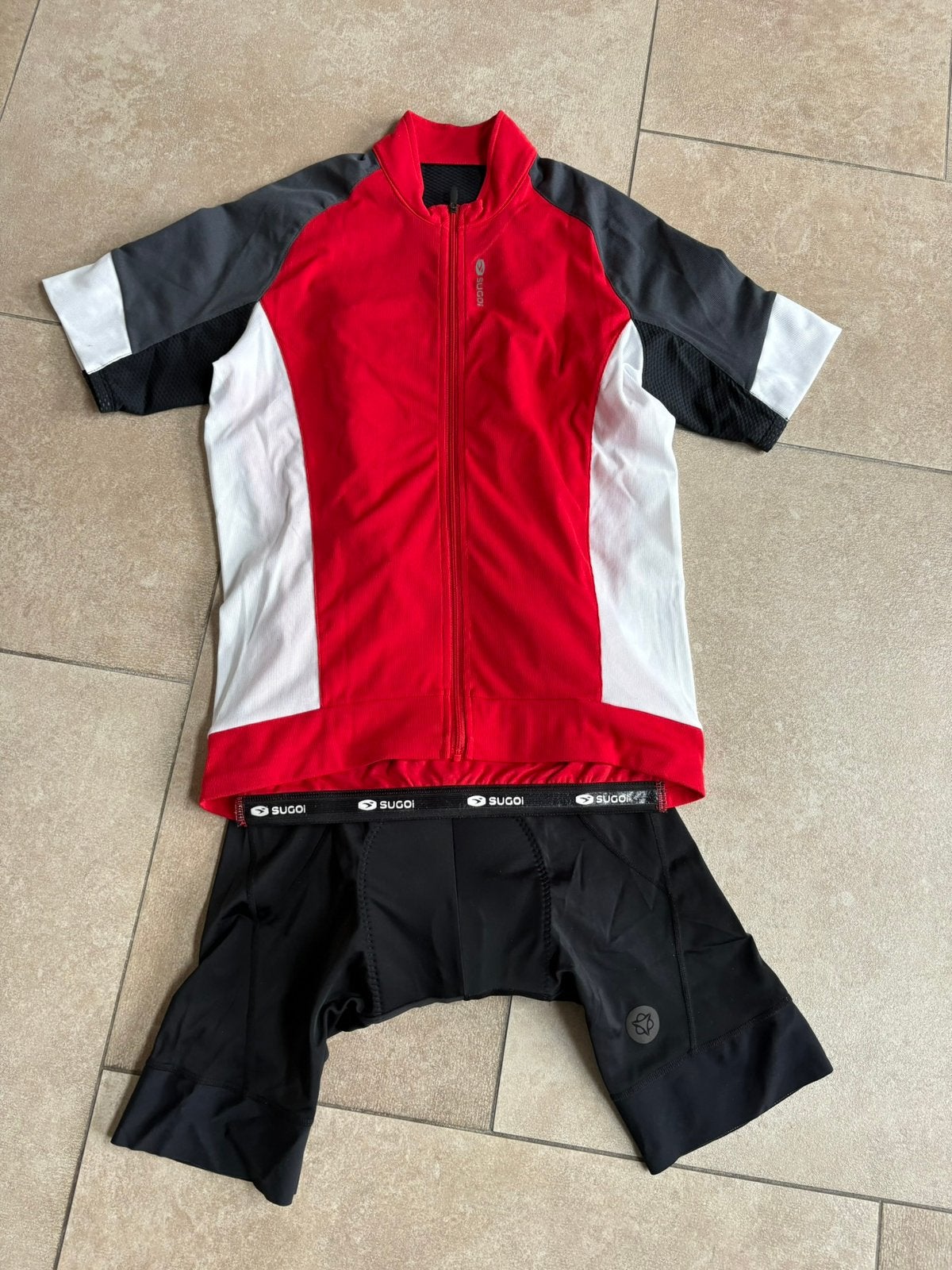 Fietspakje met zeem maat S (146-152), Ophalen of Verzenden, Zo goed als nieuw, Jongen of Meisje, Sport- of Zwemkleding
