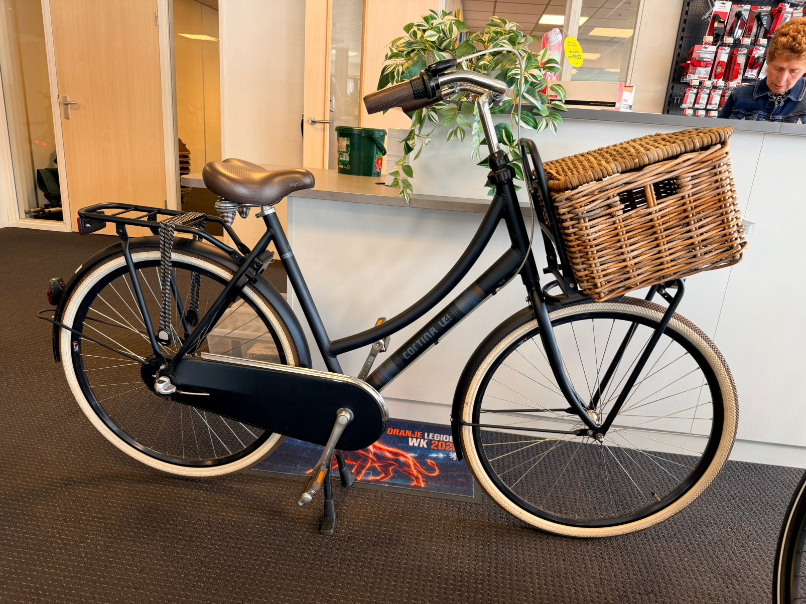 Cortina U4 57 cm 3 speed, Terugtraprem, N, Versnellingen, 56 cm of meer