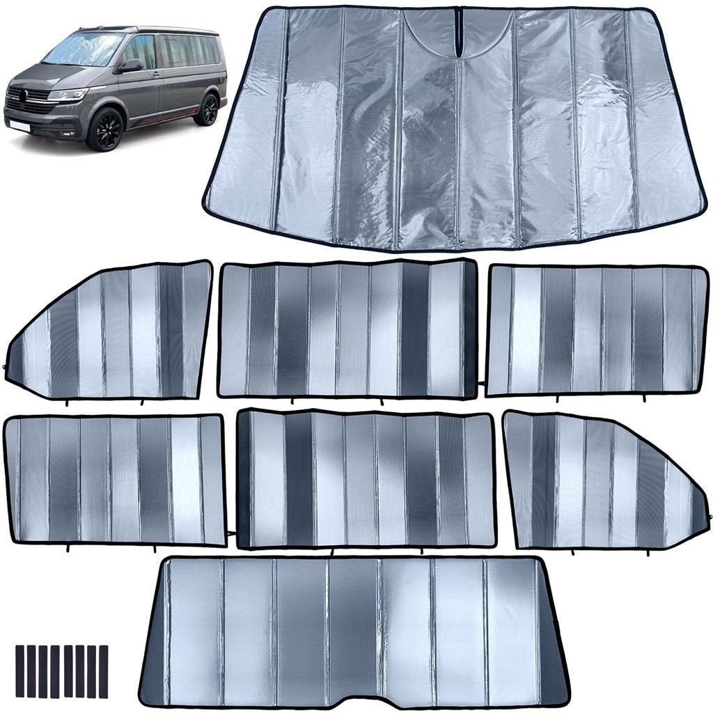 Premium Zonwering 8 delig voor Volkswagen T6.1 [vanaf 2019]