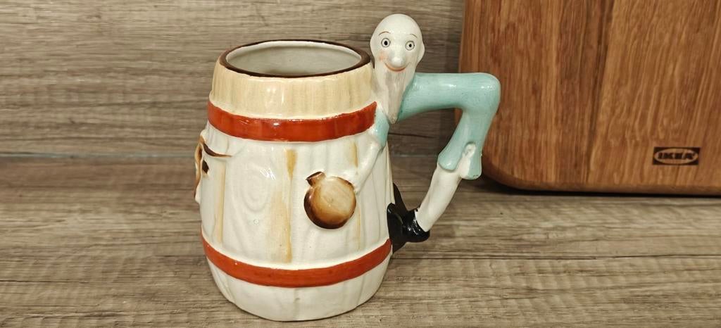 Vintage dronken man mok uit Occupied Japan 1947 - 1952, Ophalen of Verzenden
