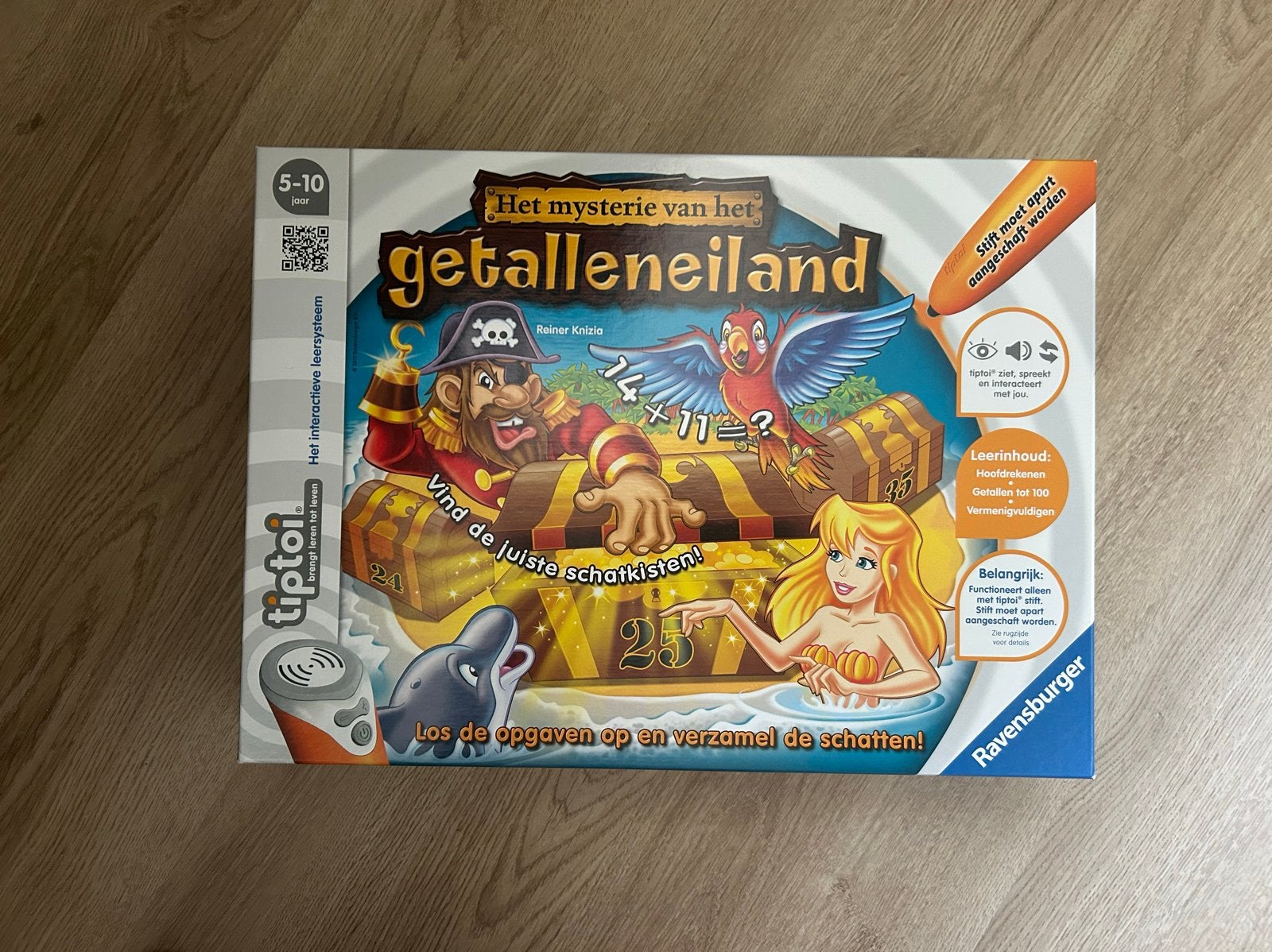 Ravensburger tiptoi Getalleneiland: Het mysterie van het, Een of twee spelers, Ophalen, Zo goed als nieuw