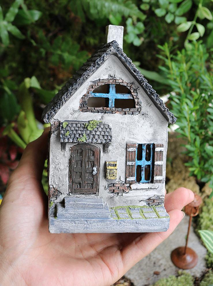 Tuinkabouter Huisje / Tuin Kabouter Huis Miniatuur Schuur, Verzenden, Nieuw, Overige materialen