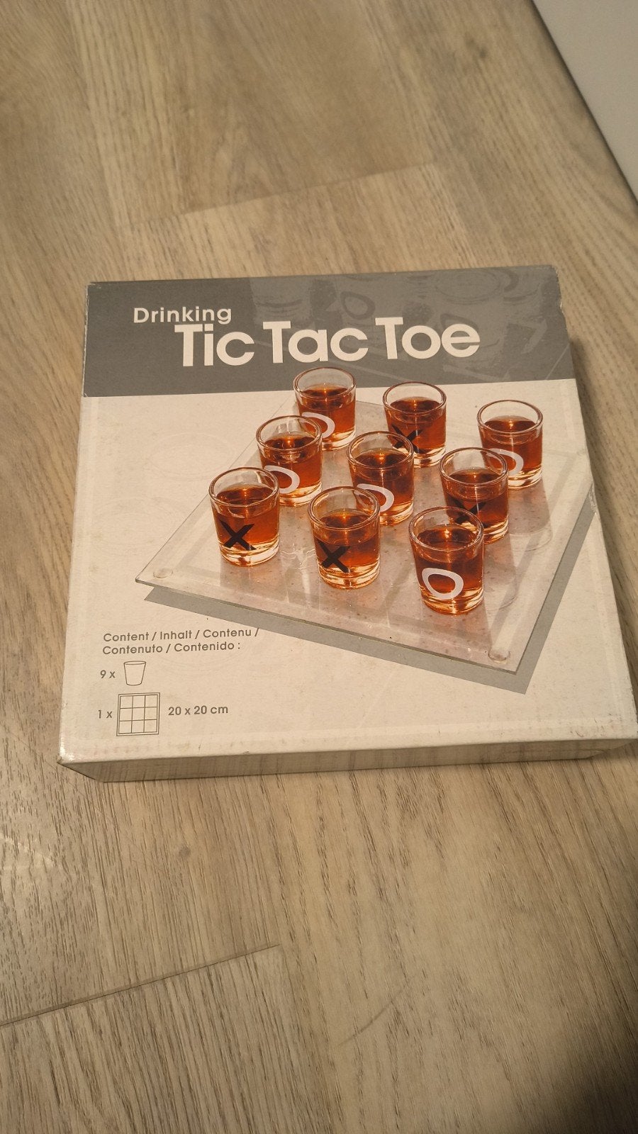 Drinking Tic Tac Toe Spel - Nieuw in doos, Een of twee spelers, Ophalen of Verzenden, Nieuw