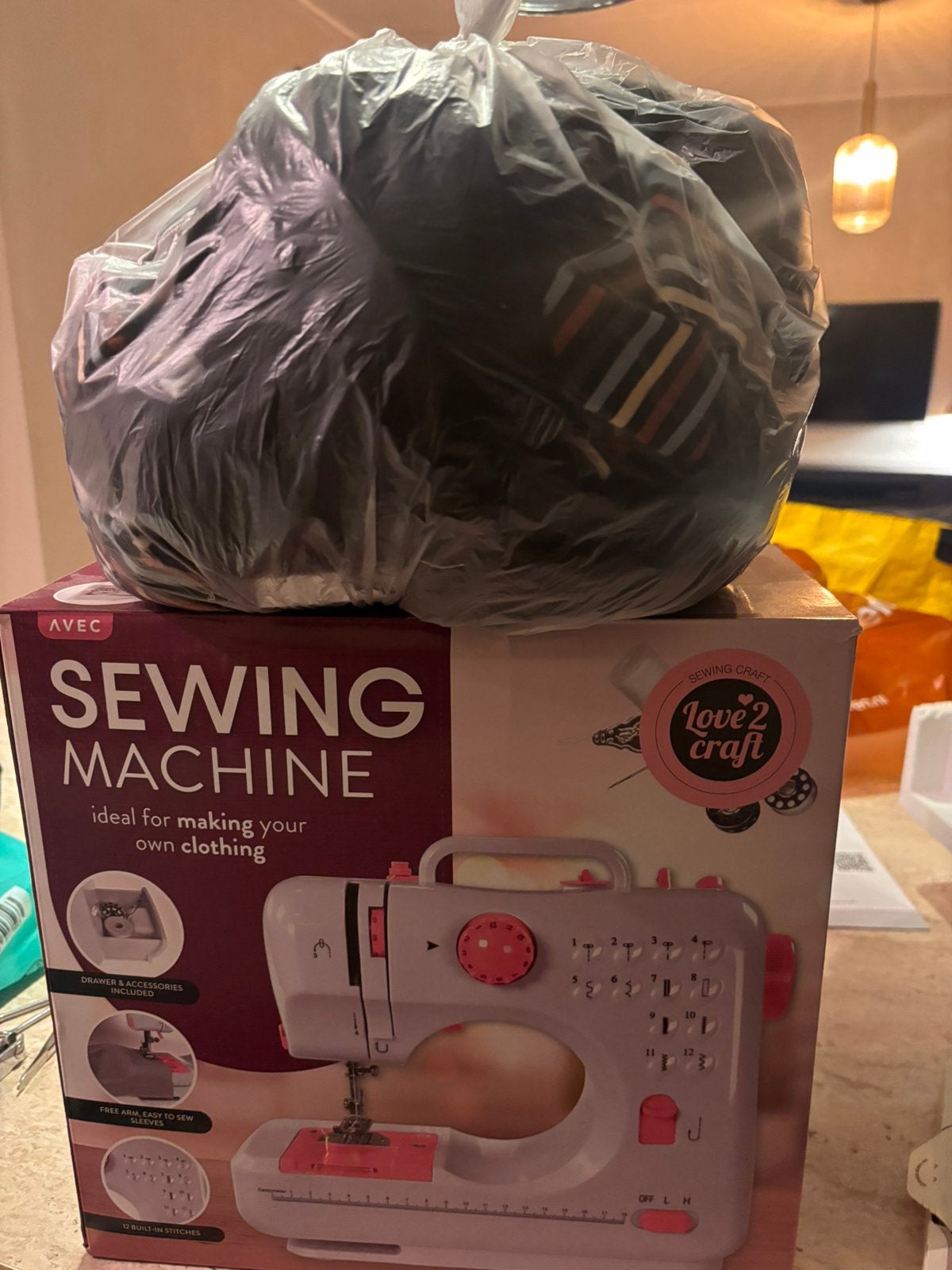 GRATIS afhalen. Naaimachine voor kinderen met proeflapjes., Ophalen, Zo goed als nieuw, Overige typen