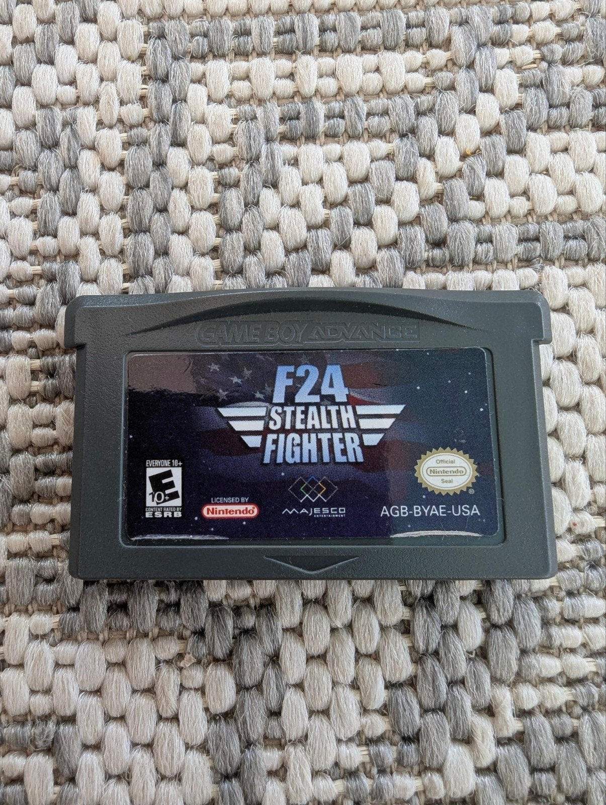 F24 Stealth Fighter Game Boy Advance (GBA) cartridge, Spelcomputers en Games, Games | Nintendo Game Boy, Gebruikt, Verzenden, 1 speler