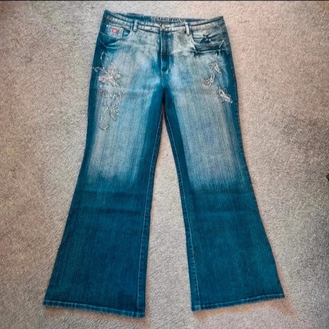 Weizhilong spijkerbroek jeans maat 54, Ophalen, Blauw, Broek of Spijkerbroek
