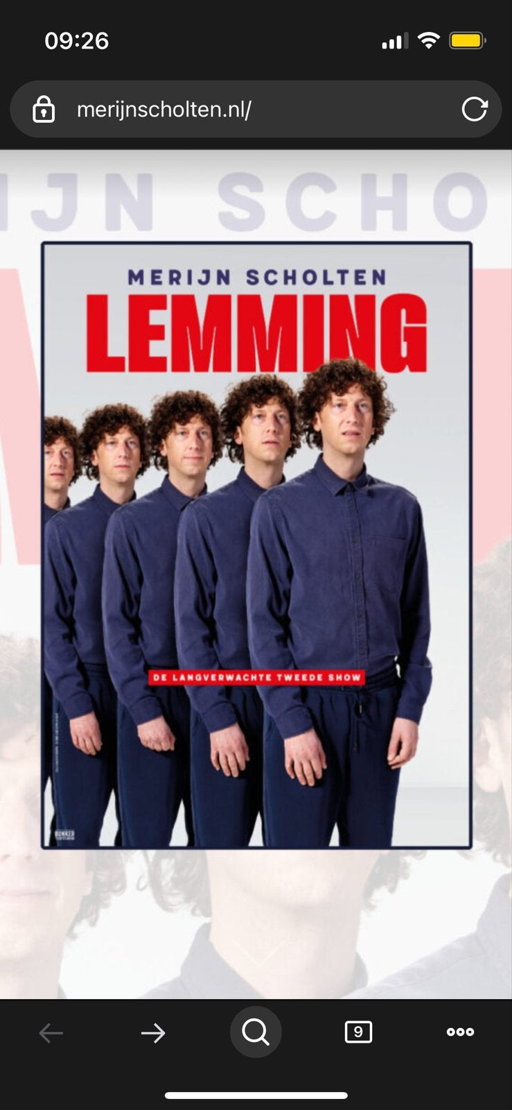 5x tickets Merijn Scholten 28mei Delft, Tickets en Kaartjes, Drie personen of meer, Mei