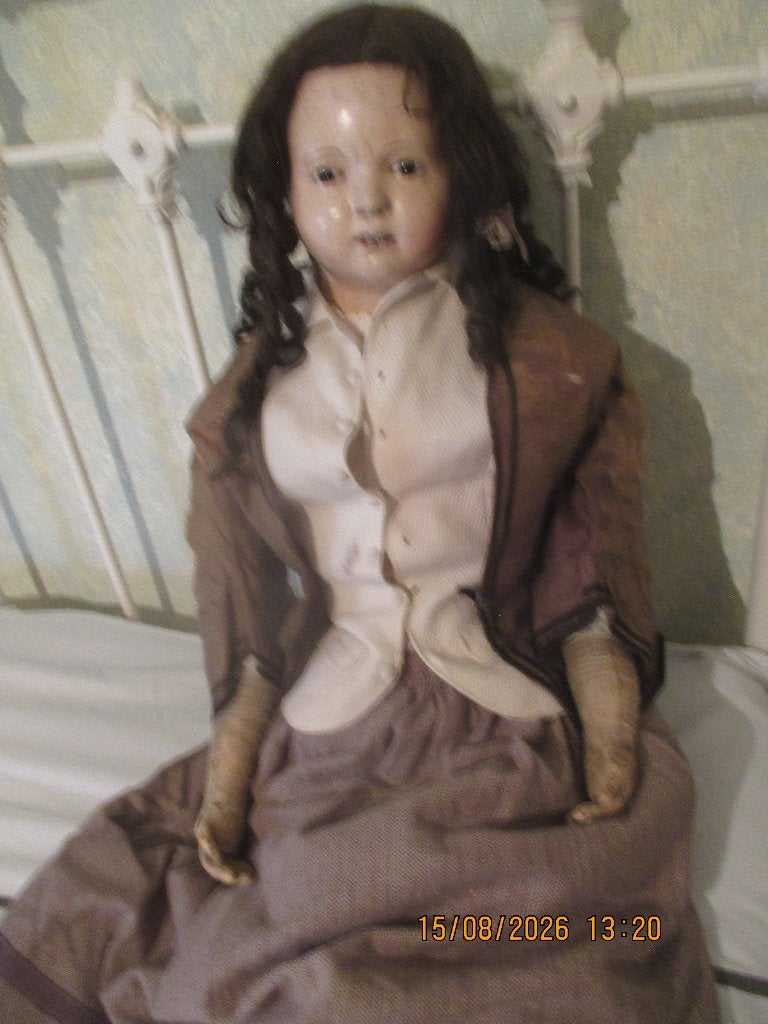 Antieke pop, Pauline, Ophalen of Verzenden