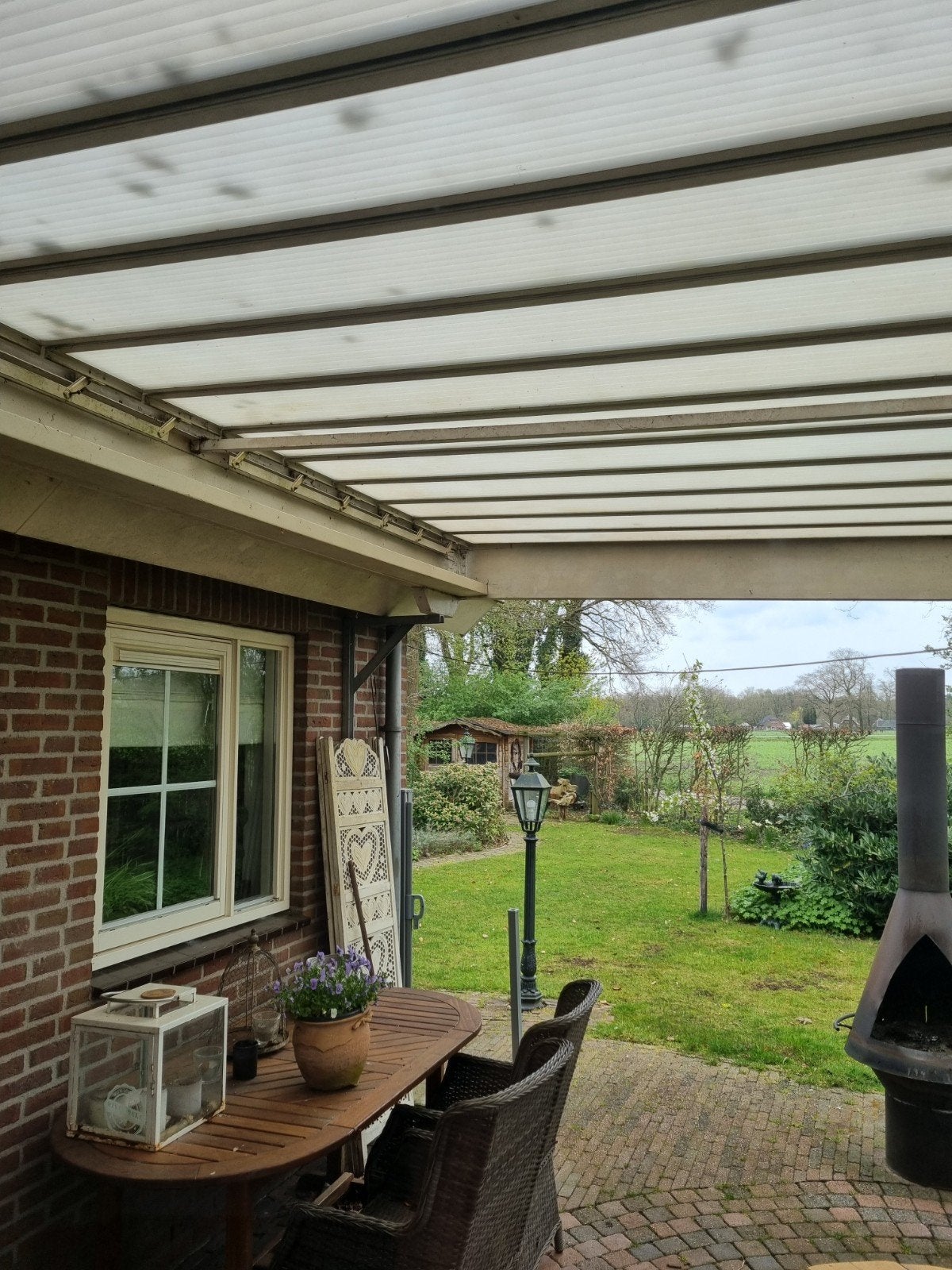 Terrasoverkapping kielgast, Ophalen of Verzenden, Gebruikt, Veranda