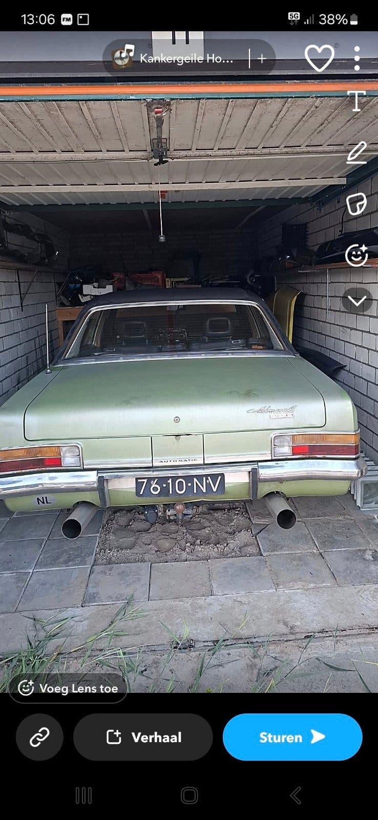 Opel Admiral 2.8 S 1970 Groen, foto 7