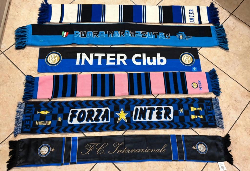 Inter Milan Fansjaals - Diverse Modellen, Ophalen of Verzenden, Gebruikt, Buitenlandse clubs, Vaantje of Sjaal