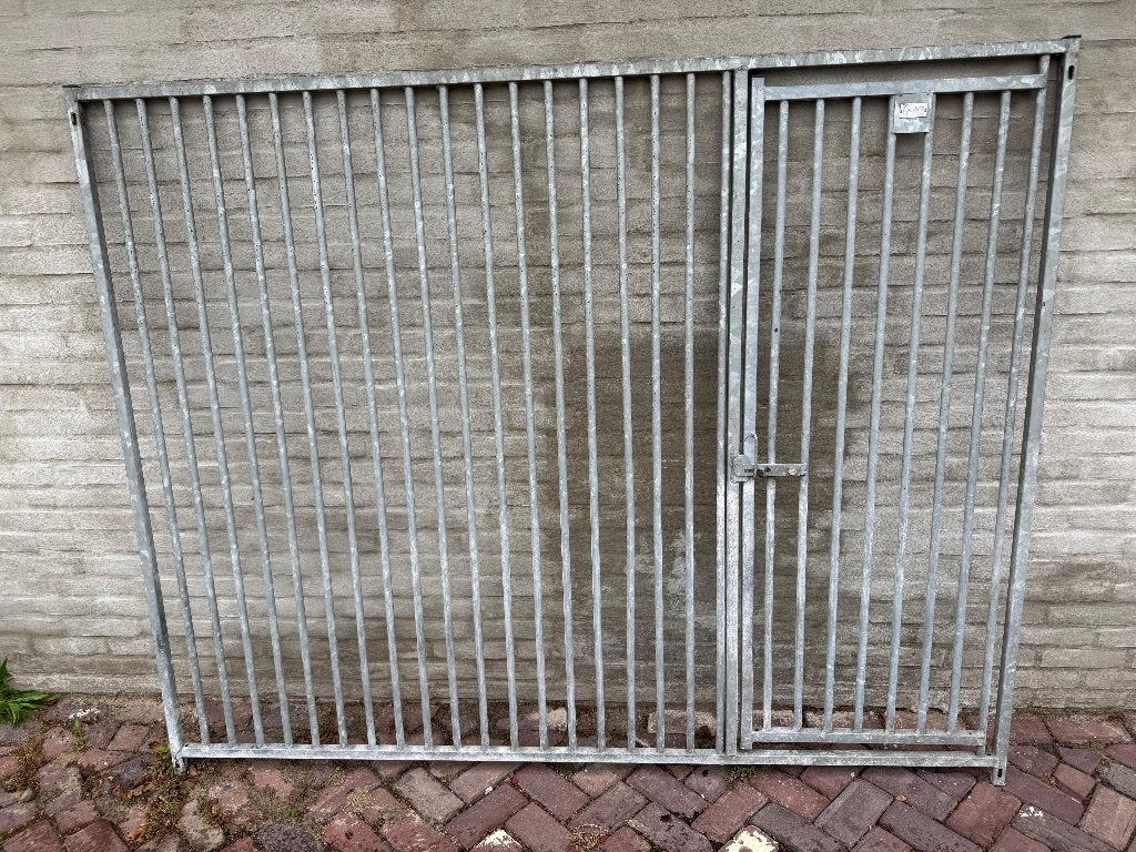 Kennelpaneel met deur (Steenbekkers Kennelbouw), Dieren en Toebehoren, Hondenhokken, Ophalen, Hondenkennel, 110 cm of meer, 100 cm of meer