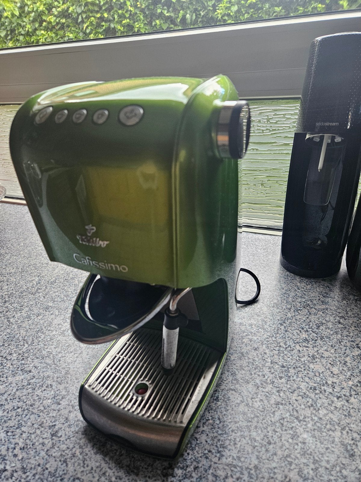 Tchibo Cafissimo koffiemachine - Groen, Ophalen, Gebruikt, Koffiemachine, Koffiepads en cups