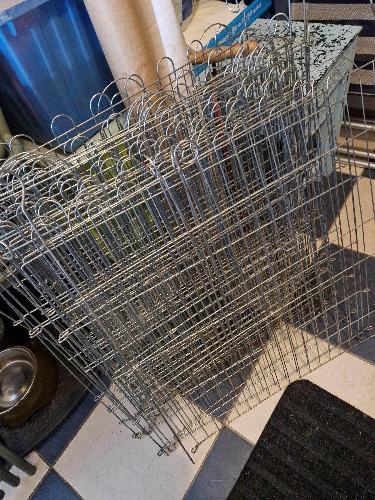 Konijnenren, ren voor buiten, Ophalen, Gebruikt