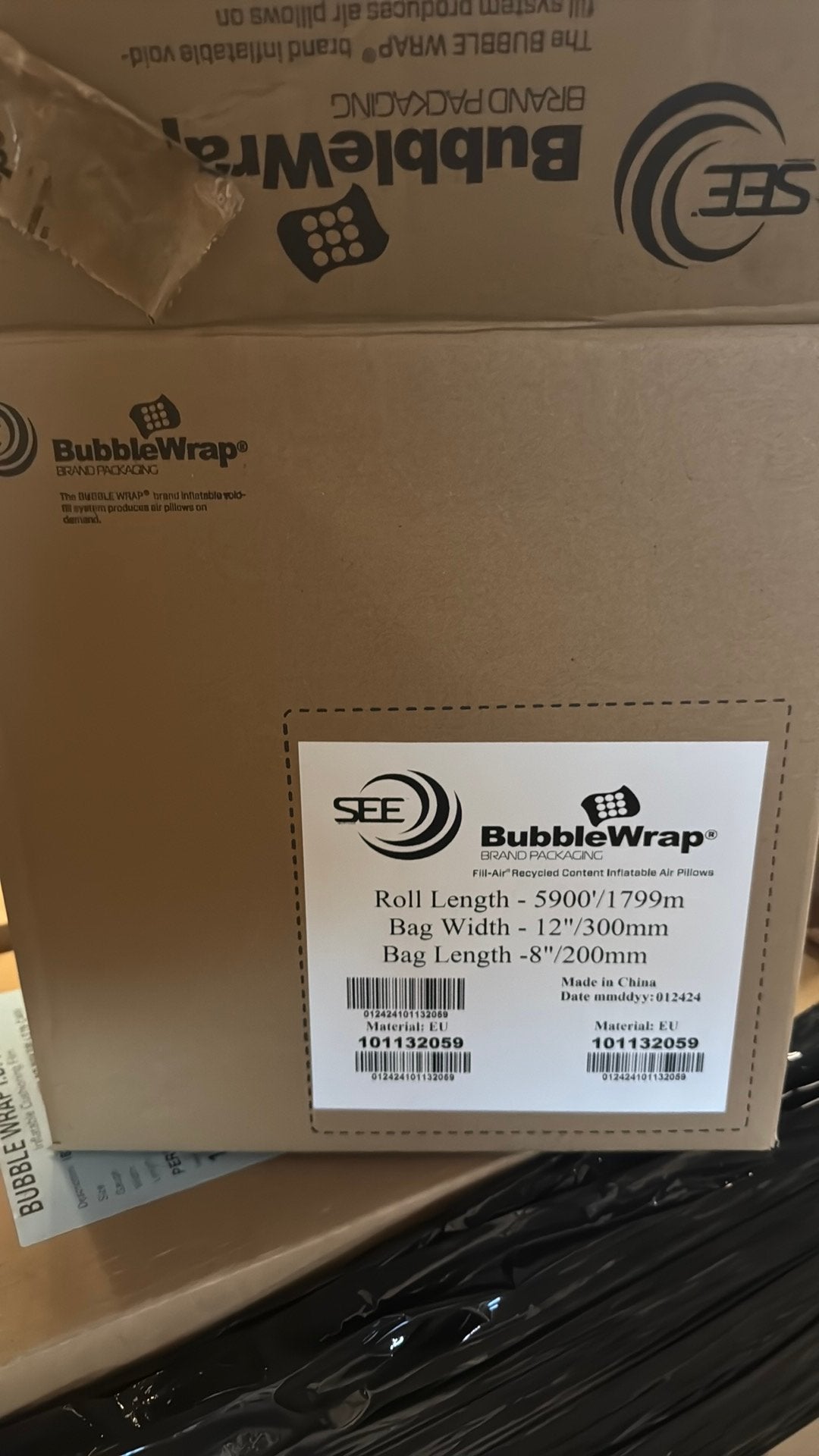 3 Dozen BubbleWrap Fill-Air Luchtkussens-1799 meter per rol!, Ophalen, Zo goed als nieuw