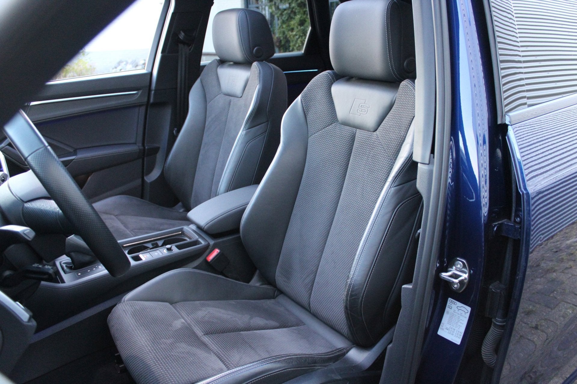 Audi Q3 45 TFSI e 3x S-Line | Panoramadak| 360 Camera | Sono, Auto's, Audi, Dealer onderhouden, Gebruikt, Zwart, Blauw
