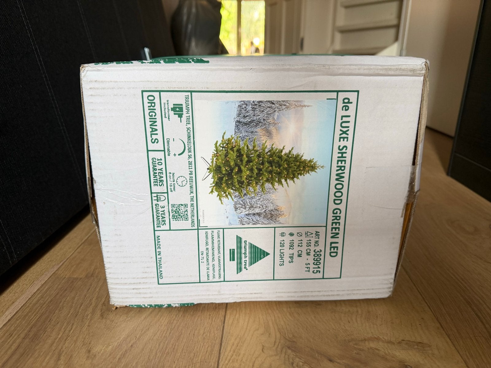 Kunstkerstboom met verlichting. Nieuw!, Diversen, Ophalen, Nieuw