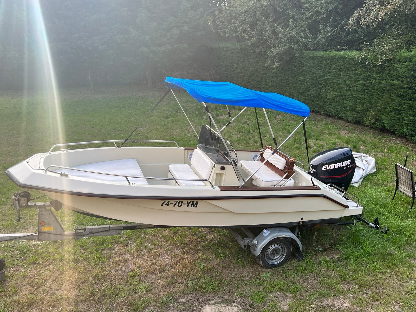 Elan 495 met snelle 115 pk, Ophalen, Gebruikt, Motor en Techniek, Motorboot