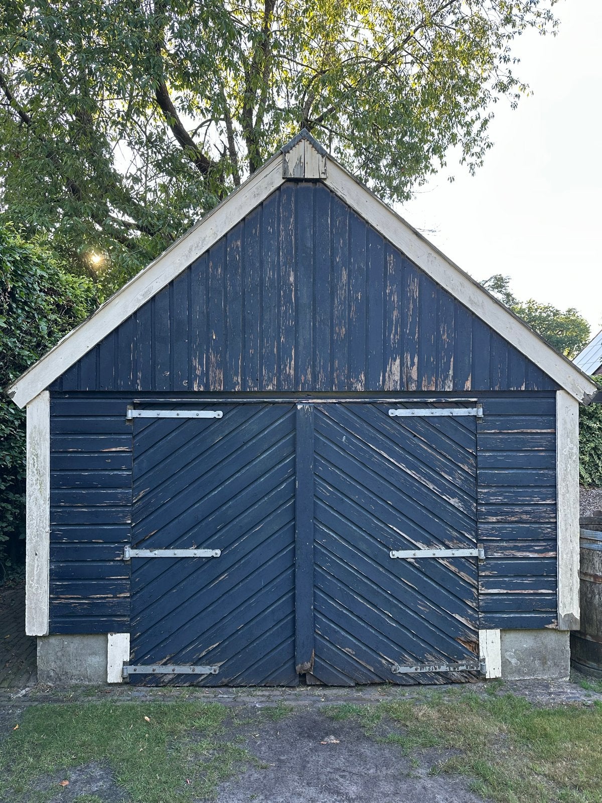 Moet weg! TEAB! Houten schuur | 530x340x350 (LxBxH), Tuin en Terras, Tuinhuizen, Ophalen, 3 ramen of meer, 250 tot 500 cm, Schuur