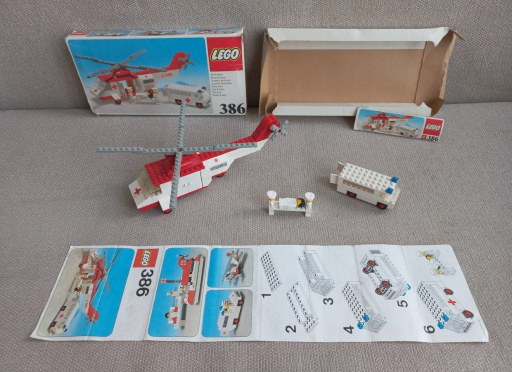 Lego 386, inclusief doos en instructies, Gebruikt, Lego, Ophalen of Verzenden, Compleet