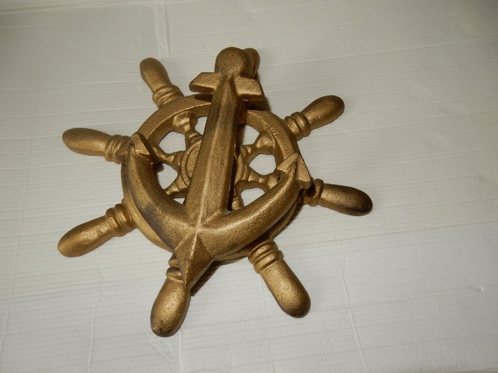 Deurklopper anker op roer, Antiek en Kunst, Ophalen of Verzenden
