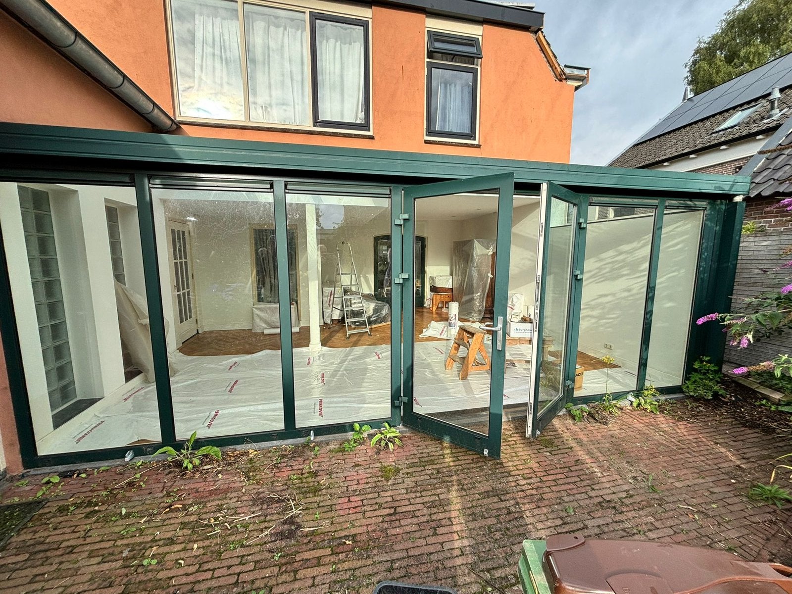 Aluminium pui, Doe-het-zelf en Verbouw, Ophalen, 225 cm of meer, Aluminium, Zo goed als nieuw
