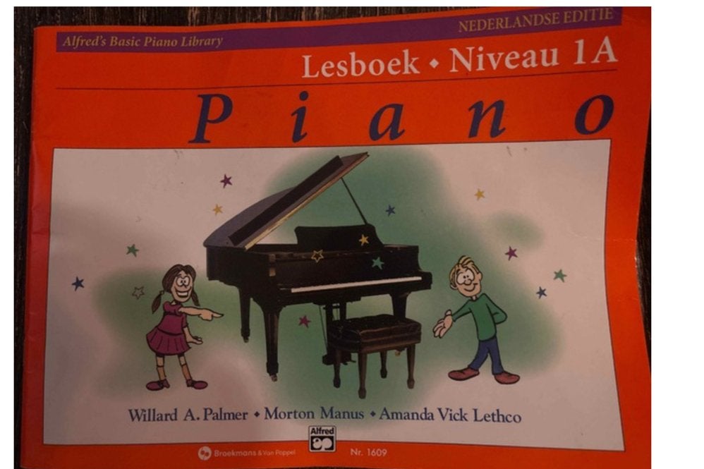Piano lesboek -  Alfred's basic piano library 1a, Verzenden, Beta, Zo goed als nieuw, HBO