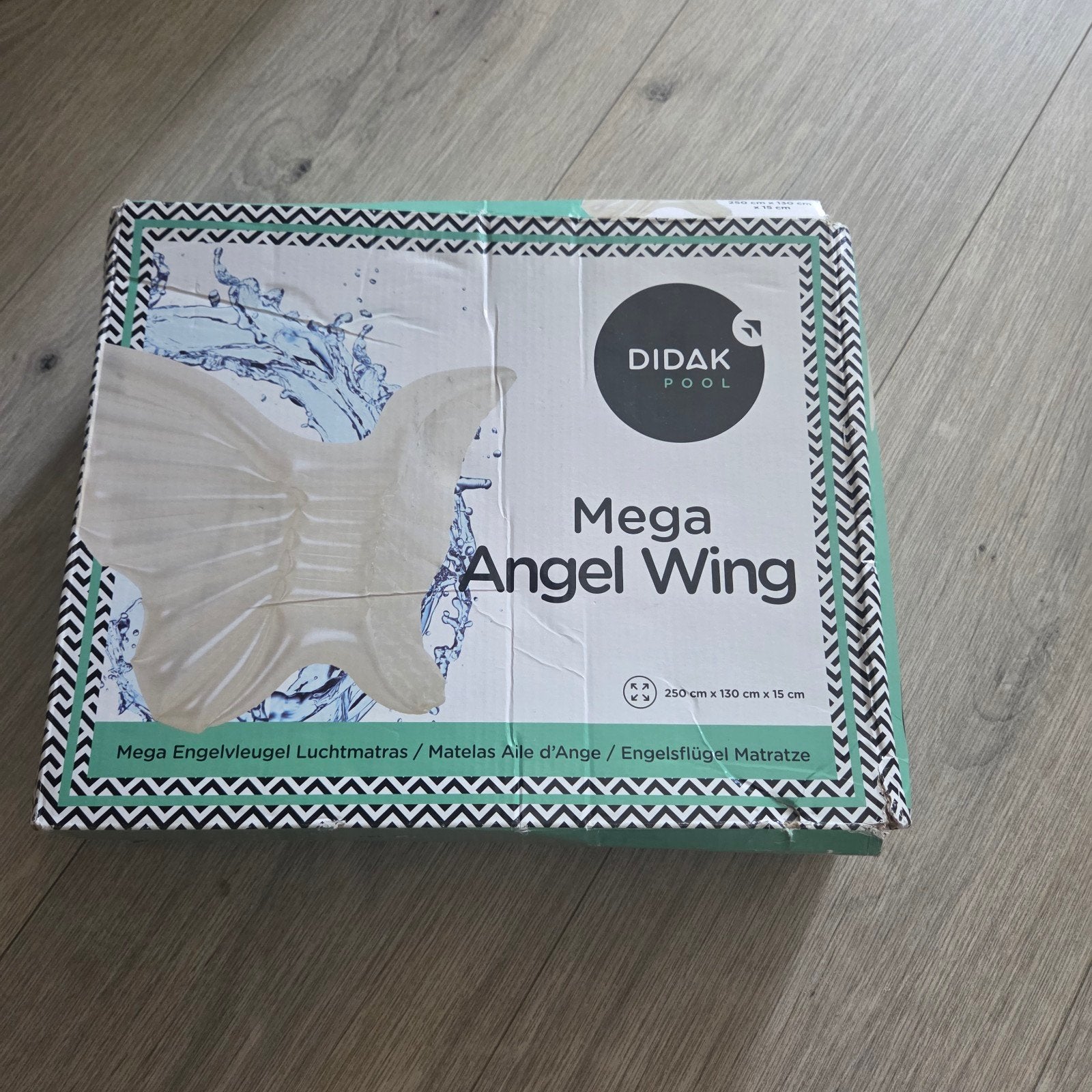 DIDAK Pool Mega Angel Wing opblaasbaar zwembad speelgoed, Kinderen en Baby's, Speelgoed | Buiten | Opblaasfiguren, Ophalen, Nieuw