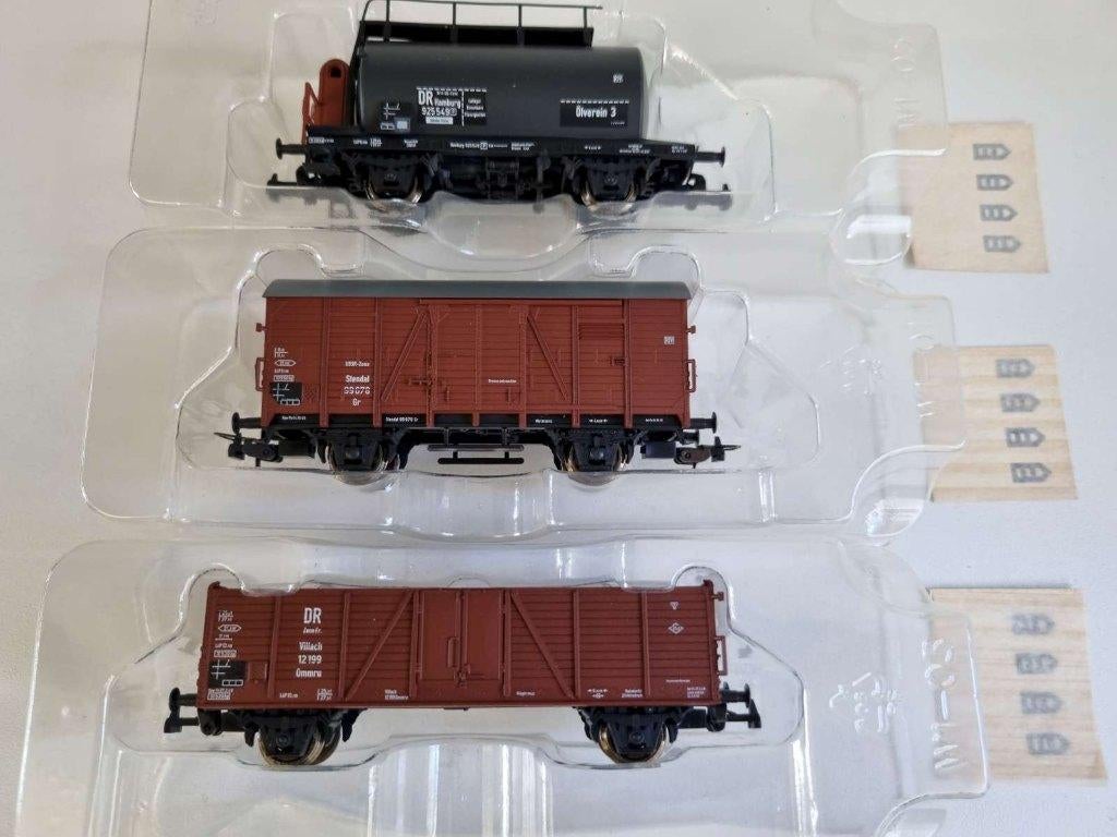 PIKO 58004 - Zonenwagenset van de DRG uit Ep II, Hobby en Vrije tijd, Modeltreinen | H0, Gelijkstroom, Wagon, Zo goed als nieuw
