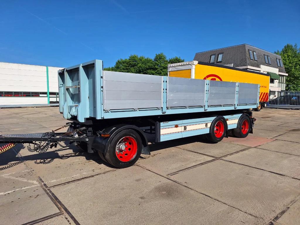 lako 3 asser plattebak | aluminium schotten | 30 ton | bpw, Overige brandstoffen, Origineel Nederlands, Aanhangers en Opleggers