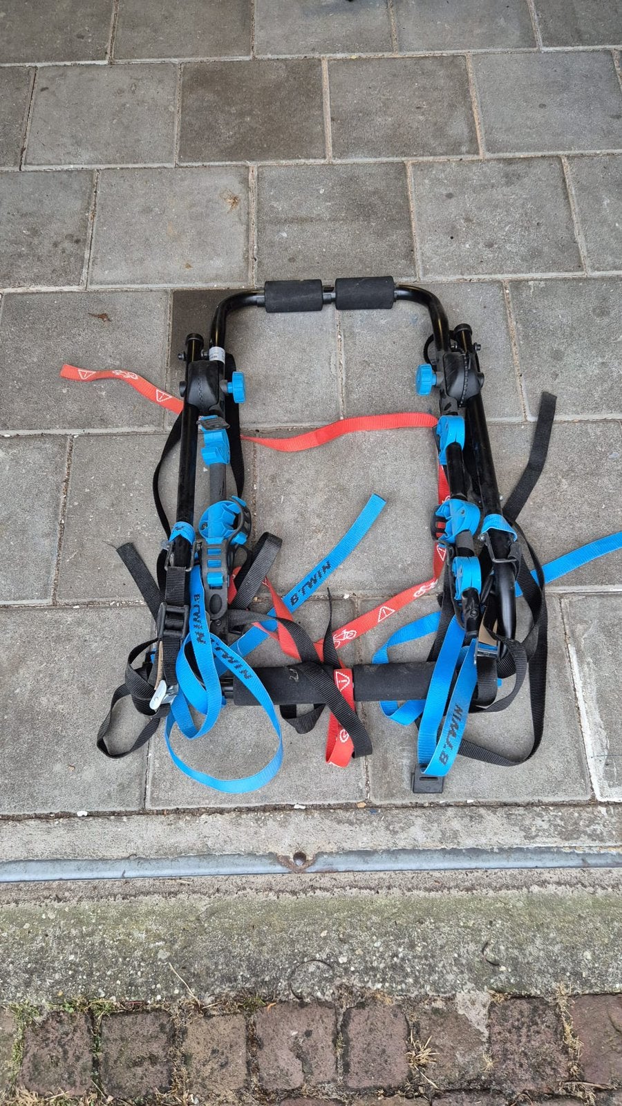 BTWIN fietsendrager voor 3 fietsen, Ophalen, Zo goed als nieuw, Trekhaakdrager