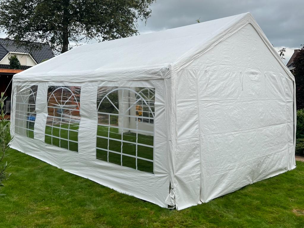 Partytent 6x4 huren | 40 personen, Tuin en Terras, Partytenten, Ophalen, Opvouwbaar, Partytent, Nieuw