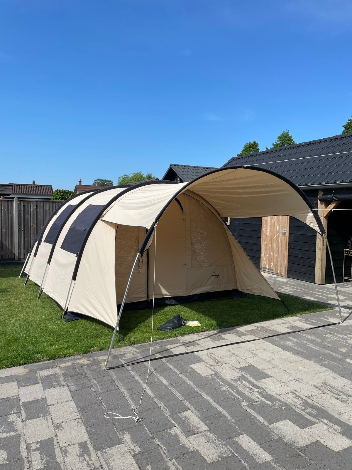 Te koop Obelink Porto Ercolé tunneltent, Ophalen