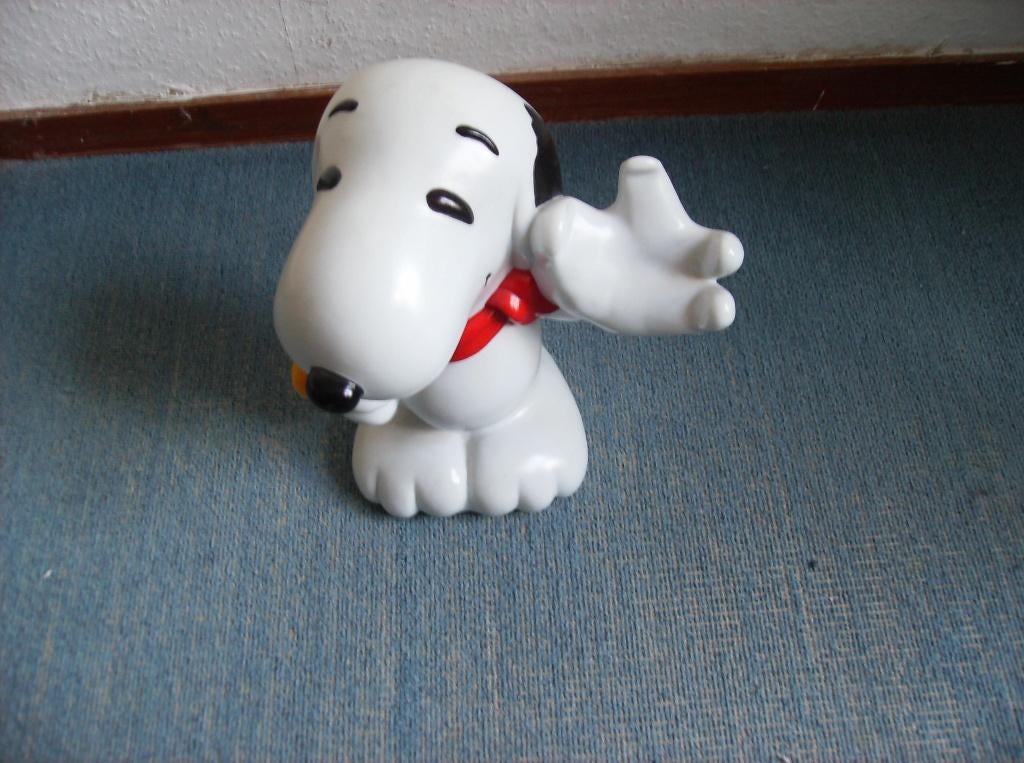 PEANUTS SNOOPY, SPAARPOT, 25 CM HOOG, Ophalen of Verzenden, Zo goed als nieuw, Steen, Aardewerk of Keramiek