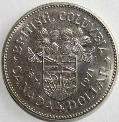 Canada - 1 Dollar 1971 - British Columbia - Circulated, Verzenden, Noord-Amerika, Losse munt