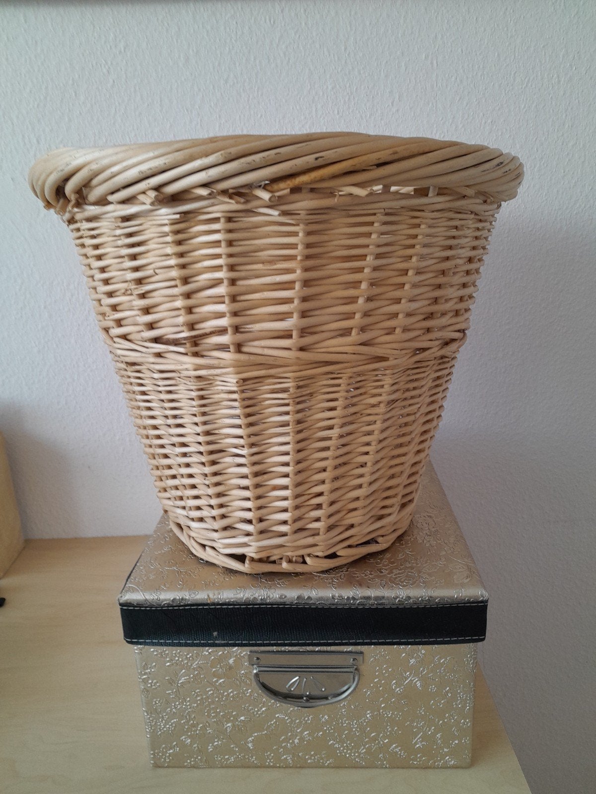 Nieuwe rieten prullenbak, 50 – 75, Nieuw, Ophalen of Verzenden, Riet