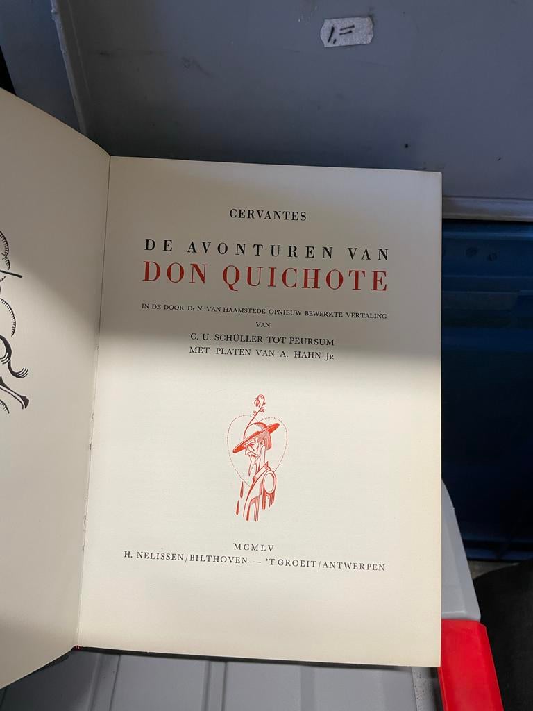 De Avonturen van Don Quichote - Cervantes (1955), Boeken, Ophalen of Verzenden, Gelezen, Nederland