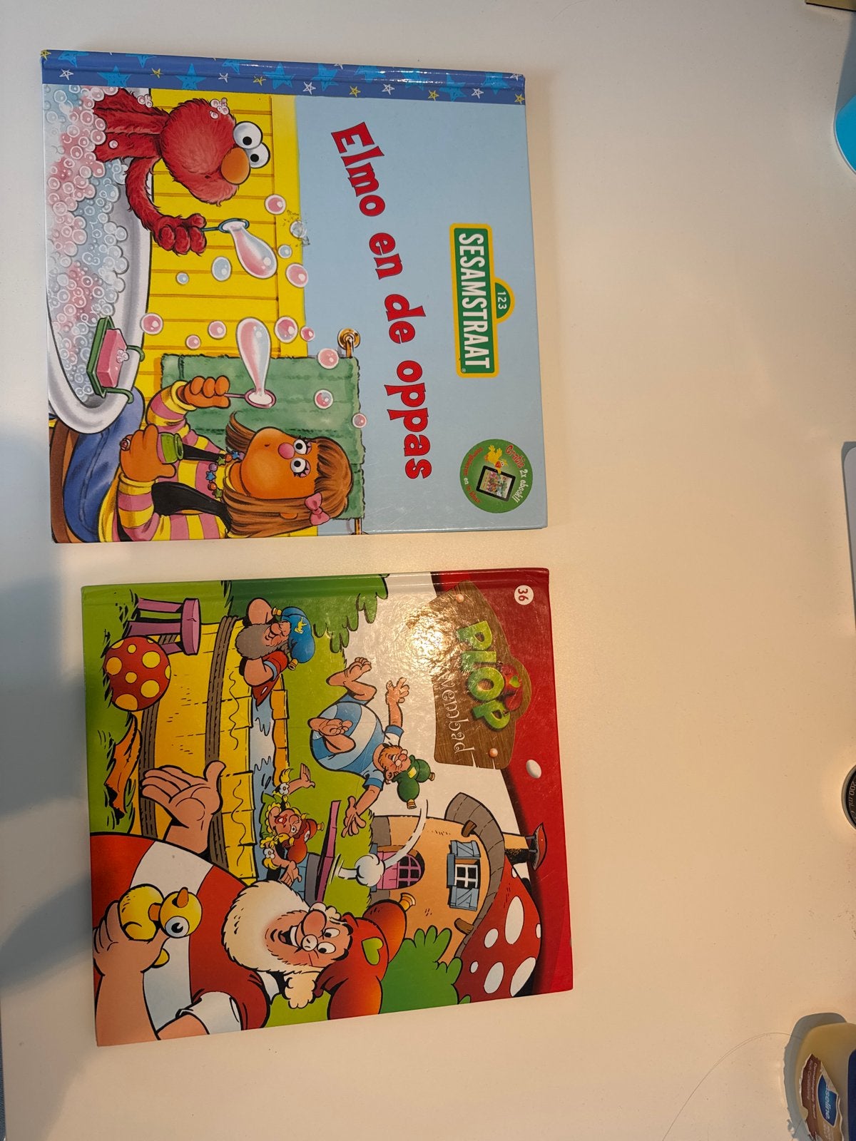 Elmo en de oppas & Fien en Teun voorleesboeken, Fictie algemeen, Jongen of Meisje, Ophalen of Verzenden, Zo goed als nieuw