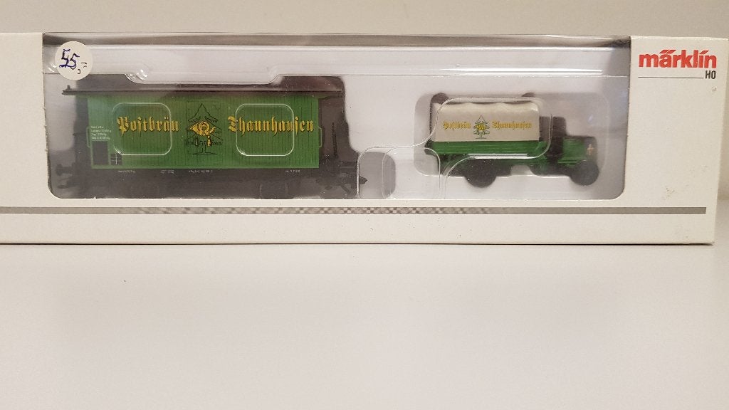 Märklin 94142 wagon "Postbräu Thannhausen" van de K.W.Sts.E., Wisselstroom, Ophalen of Verzenden, Märklin, Nieuw