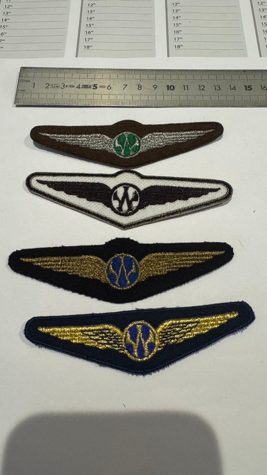 Vliegerwings waarnemer klu Kl en mld, Ophalen of Verzenden, Patch, Badge of Embleem