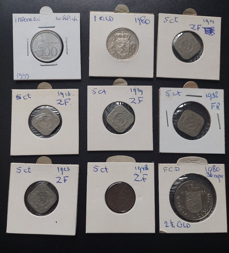 24 munten voor de verzameling, Postzegels en Munten, Ophalen of Verzenden, Vóór koninkrijk, Overige waardes