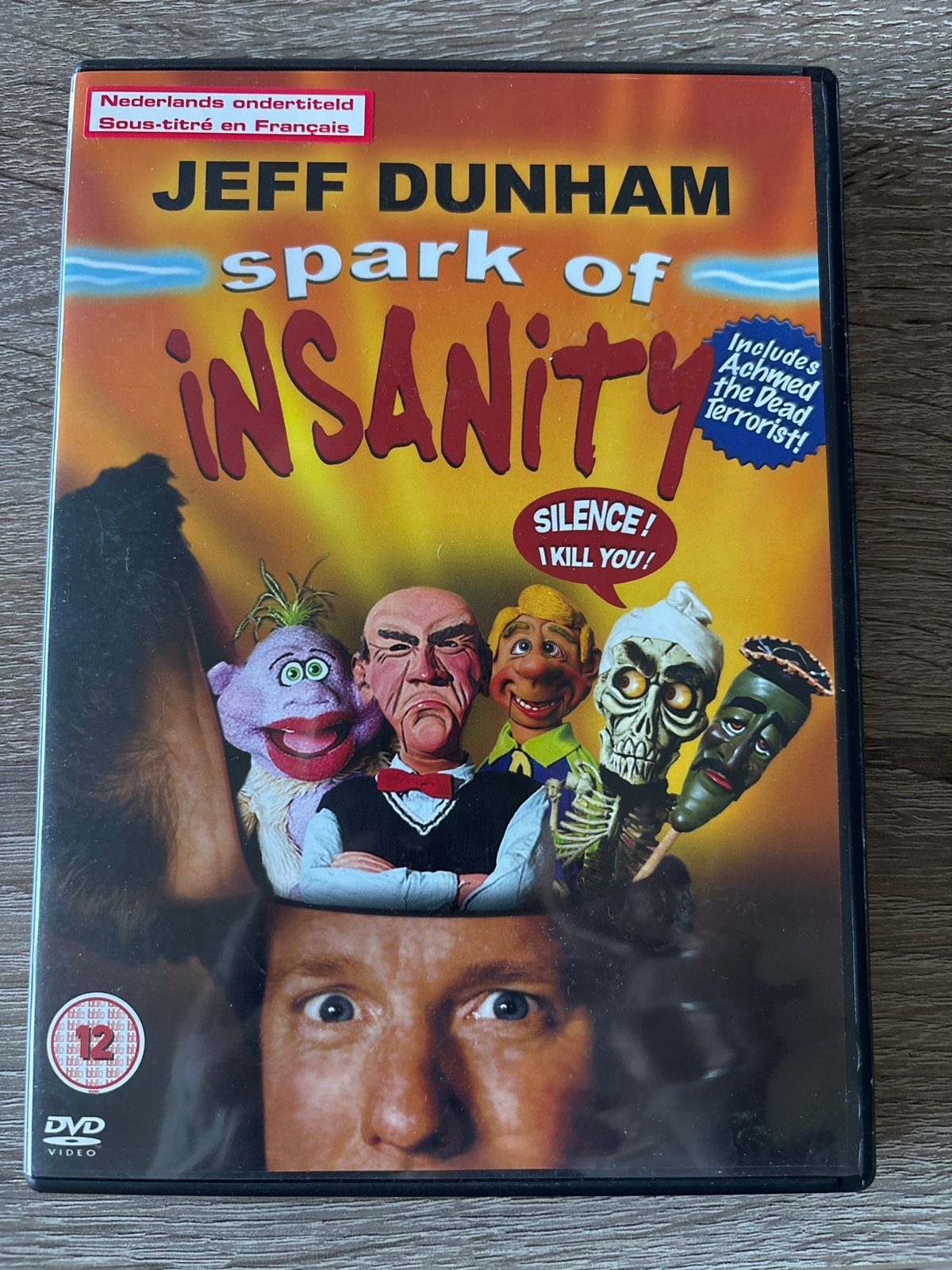 Jeff Dunham: Spark of Insanity DVD - Komedie met poppen, Cd's en Dvd's, Nederlands, Stand-up comedy, Ophalen of Verzenden, Vanaf 12 jaar