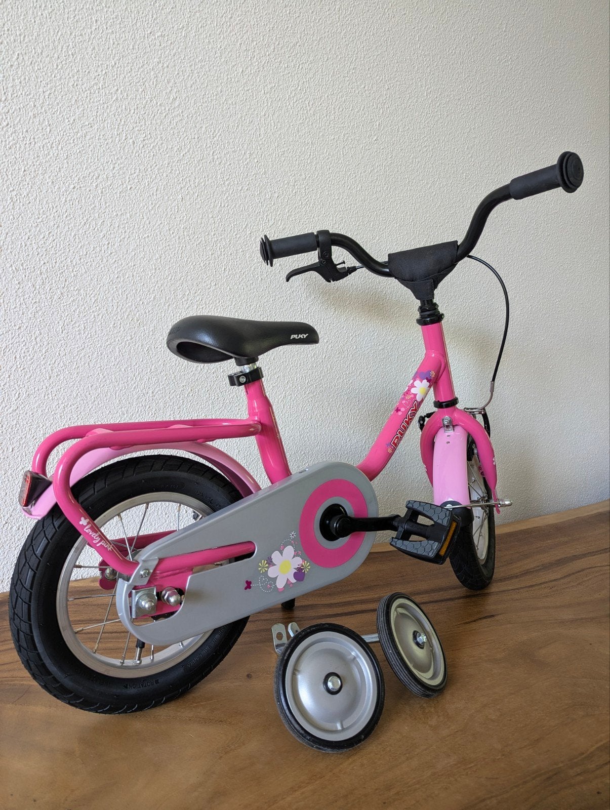 Kinderfiets Puky 12 inch, Ophalen, Terugtraprem, Zijwieltjes, Puky