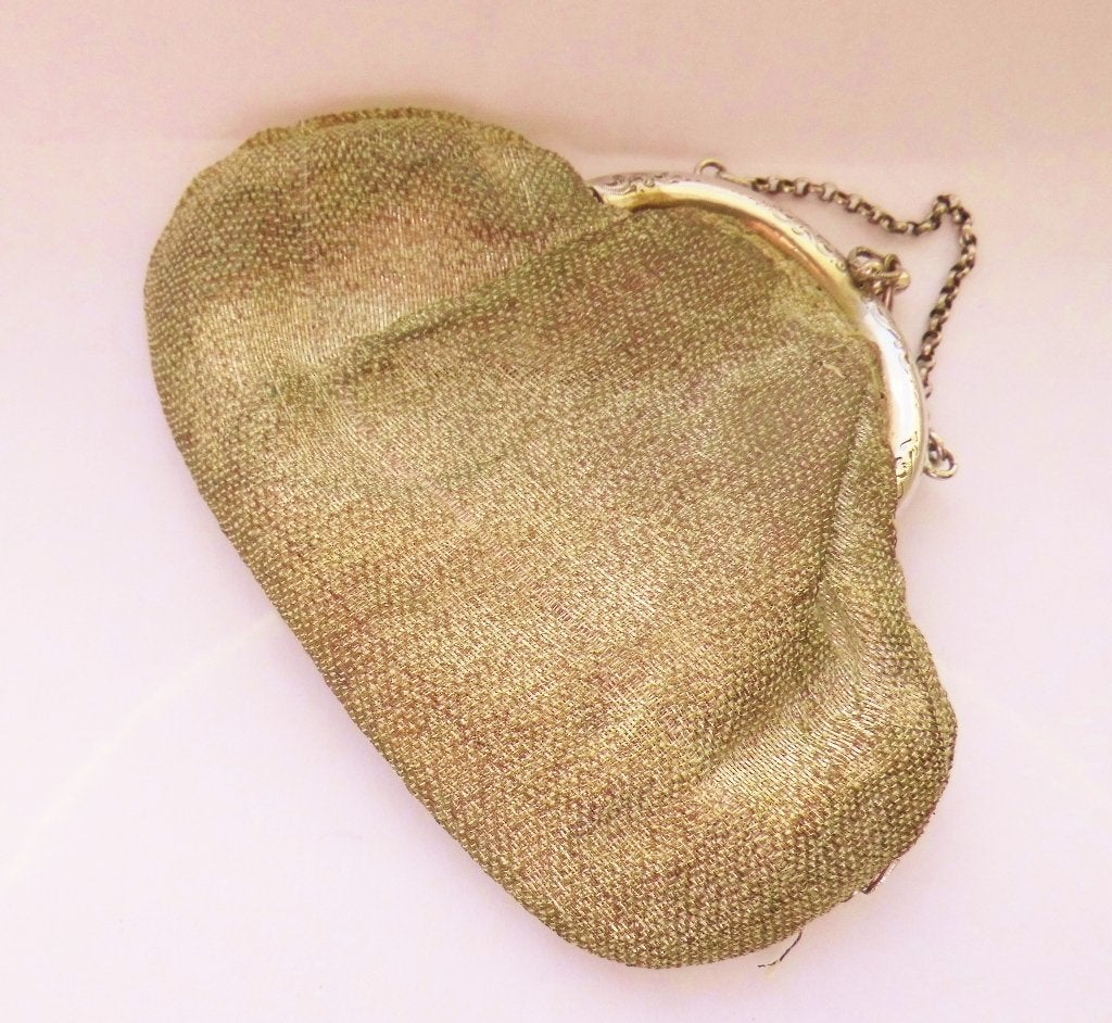 Zilveren beugel beursje, Ophalen of Verzenden, Zilver