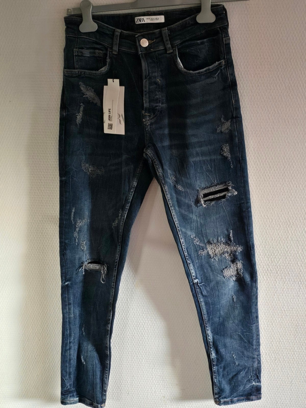 Zara Skinny Fit Jeans - Maat 38 " Nieuw ", Zara, Blauw, Overige jeansmaten, Nieuw