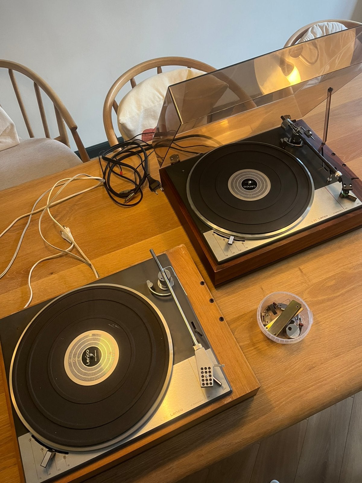 2x Lenco L75 platenspelers, Ophalen, Zo goed als nieuw, Overige merken