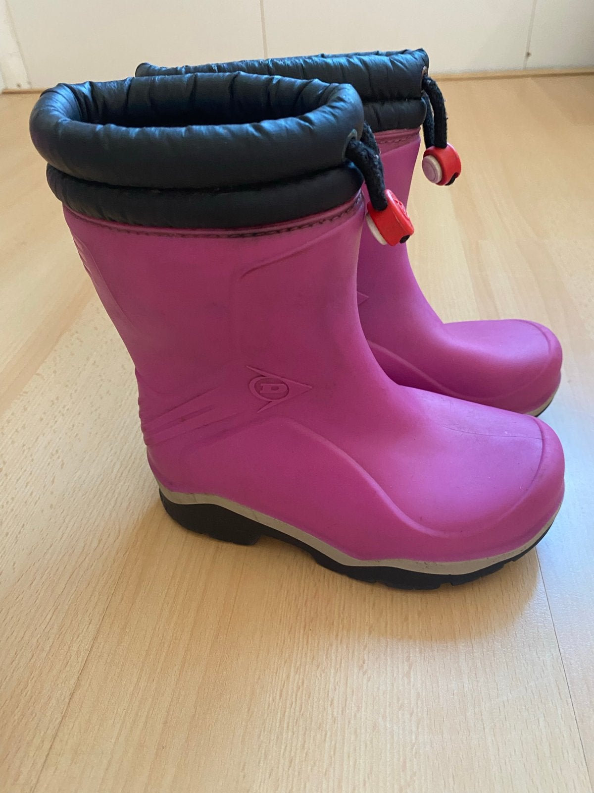 Dunlop roze regenlaarzen, Ophalen of Verzenden, Gebruikt, Meisje